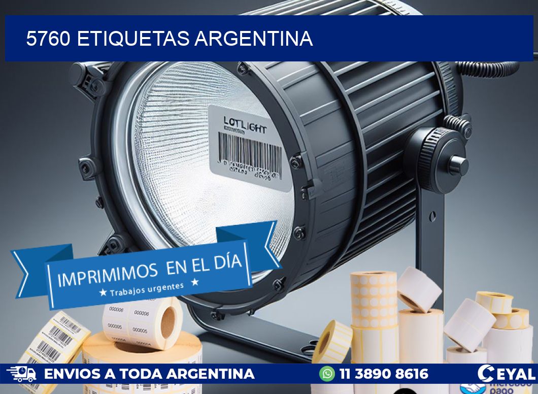 5760 ETIQUETAS ARGENTINA
