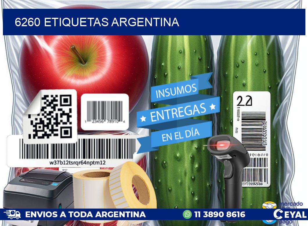 6260 ETIQUETAS ARGENTINA