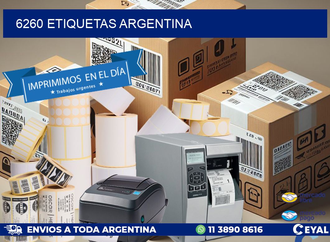 6260 ETIQUETAS ARGENTINA
