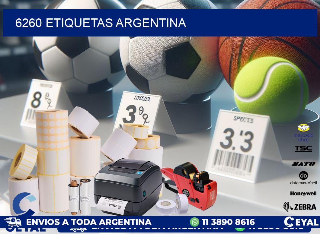 6260 ETIQUETAS ARGENTINA