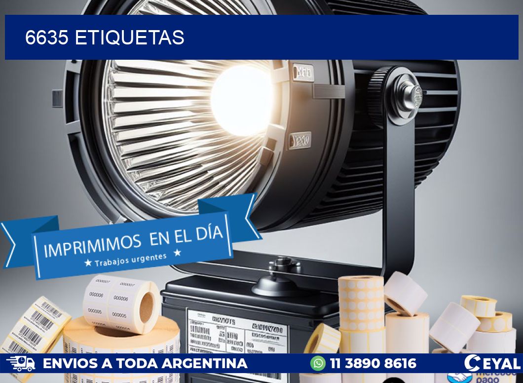 6635 ETIQUETAS