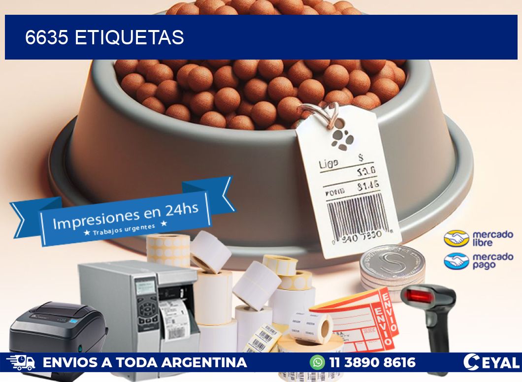6635 ETIQUETAS
