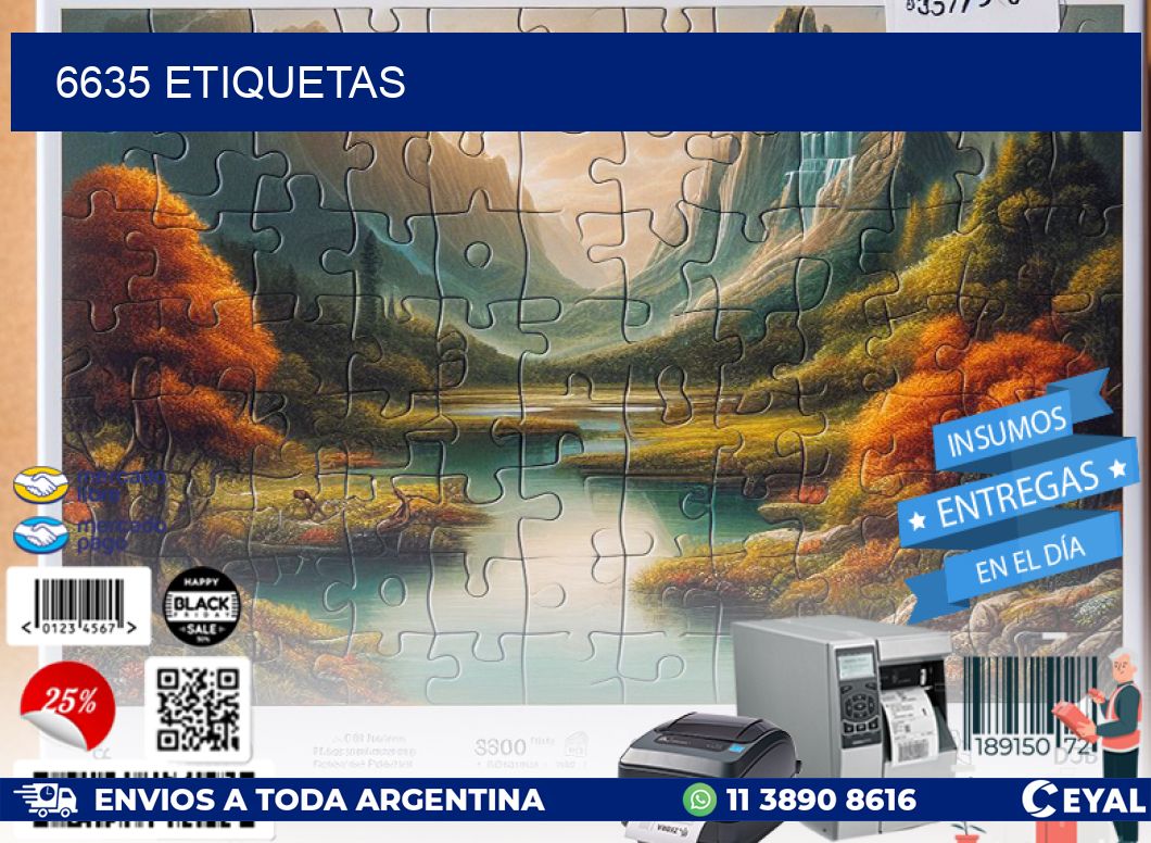 6635 ETIQUETAS