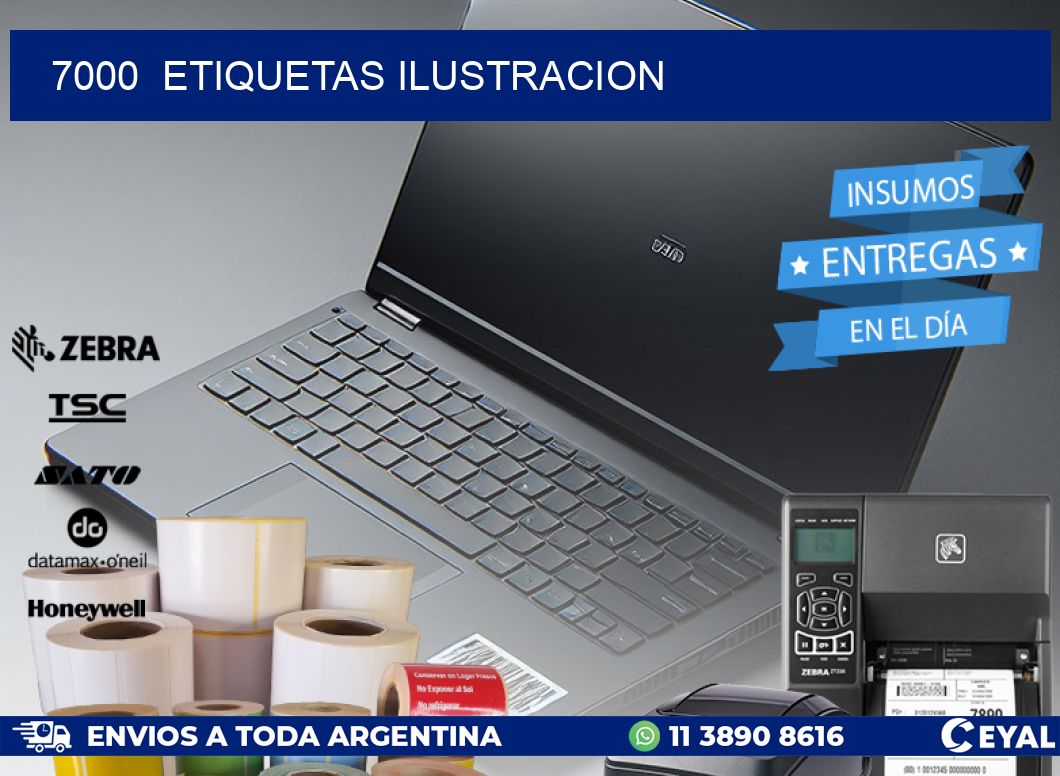 7000  ETIQUETAS ILUSTRACION