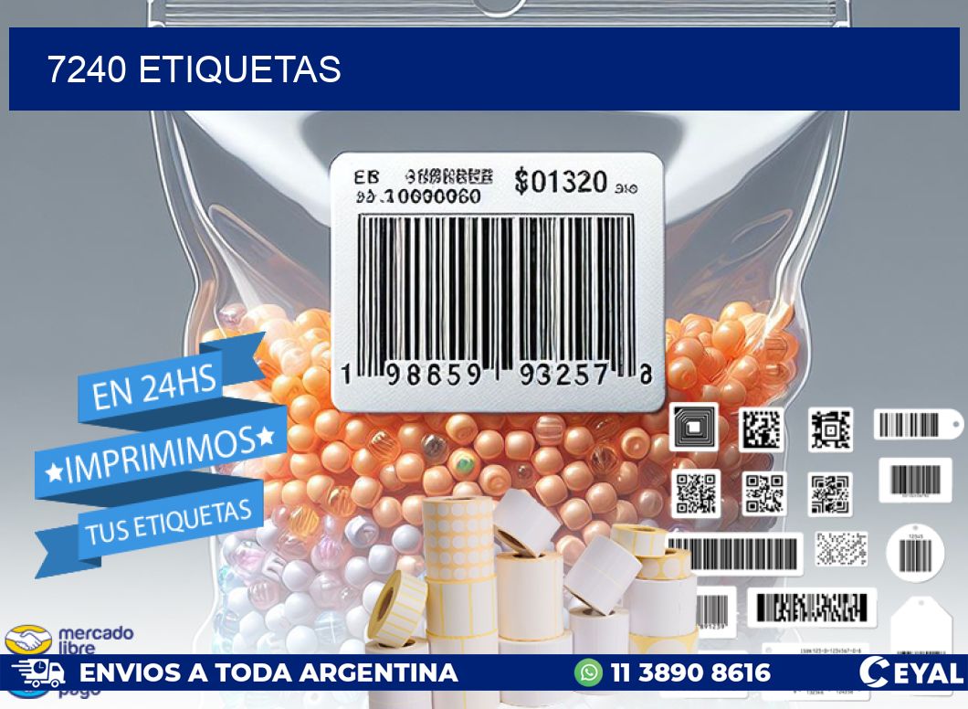 7240 ETIQUETAS