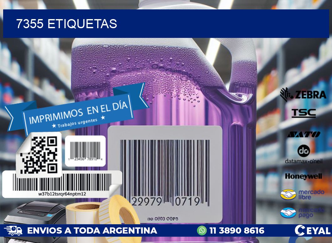 7355 ETIQUETAS