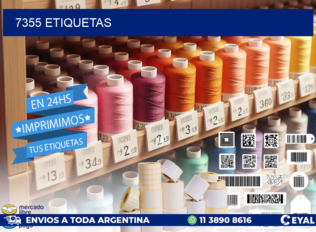 7355 ETIQUETAS
