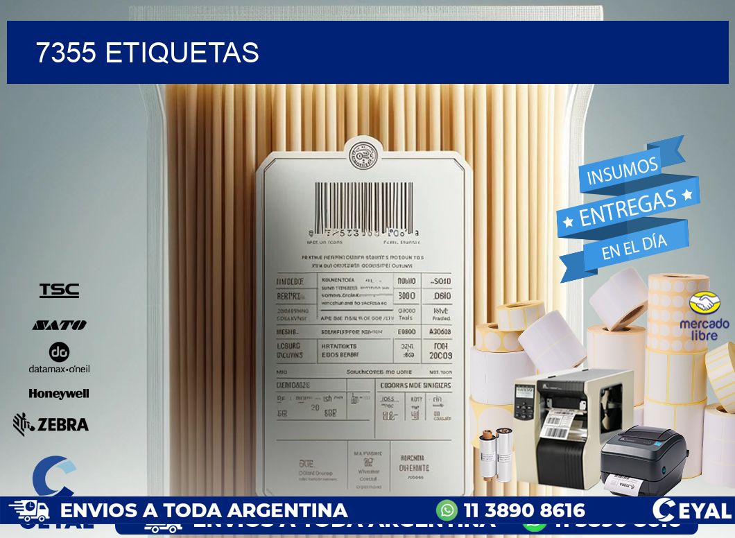 7355 ETIQUETAS