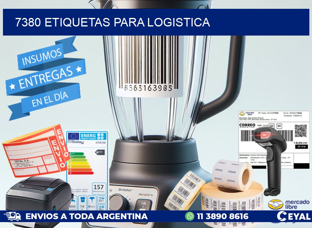 7380 ETIQUETAS PARA LOGISTICA