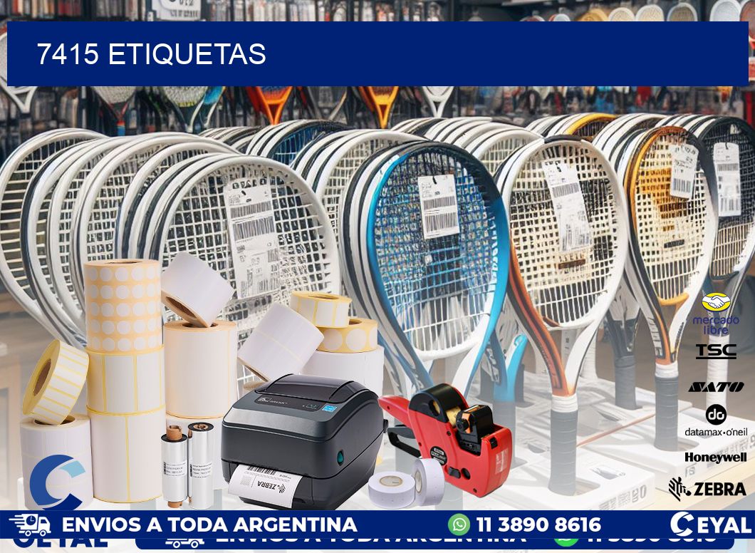7415 ETIQUETAS