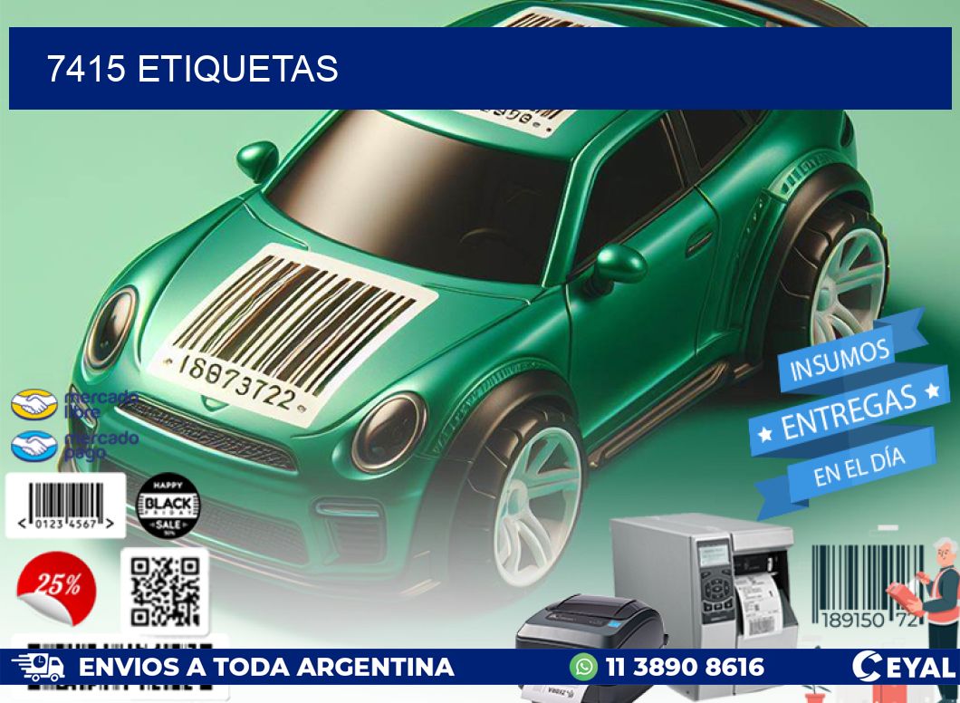 7415 ETIQUETAS