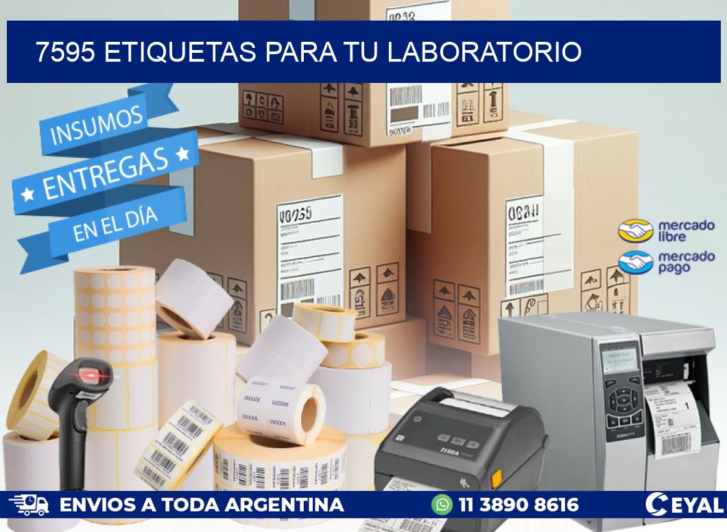 7595 ETIQUETAS PARA TU LABORATORIO