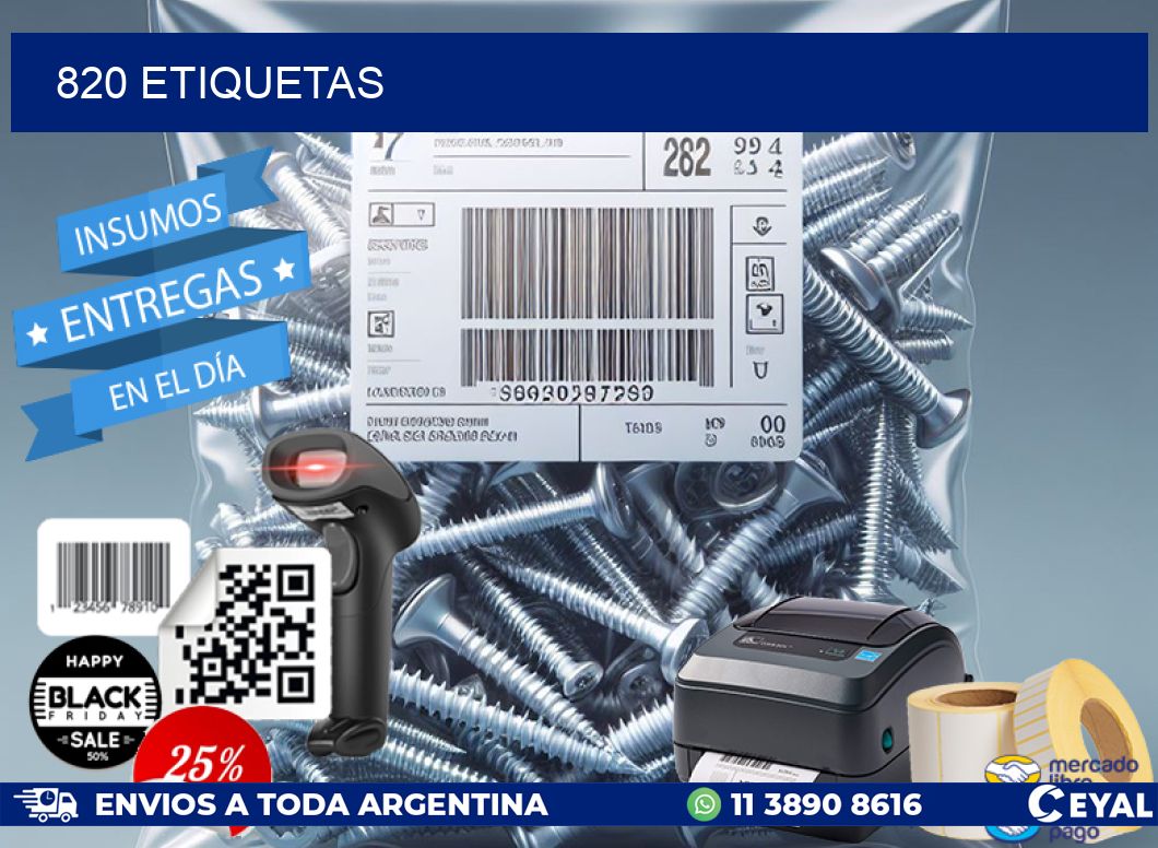 820 ETIQUETAS