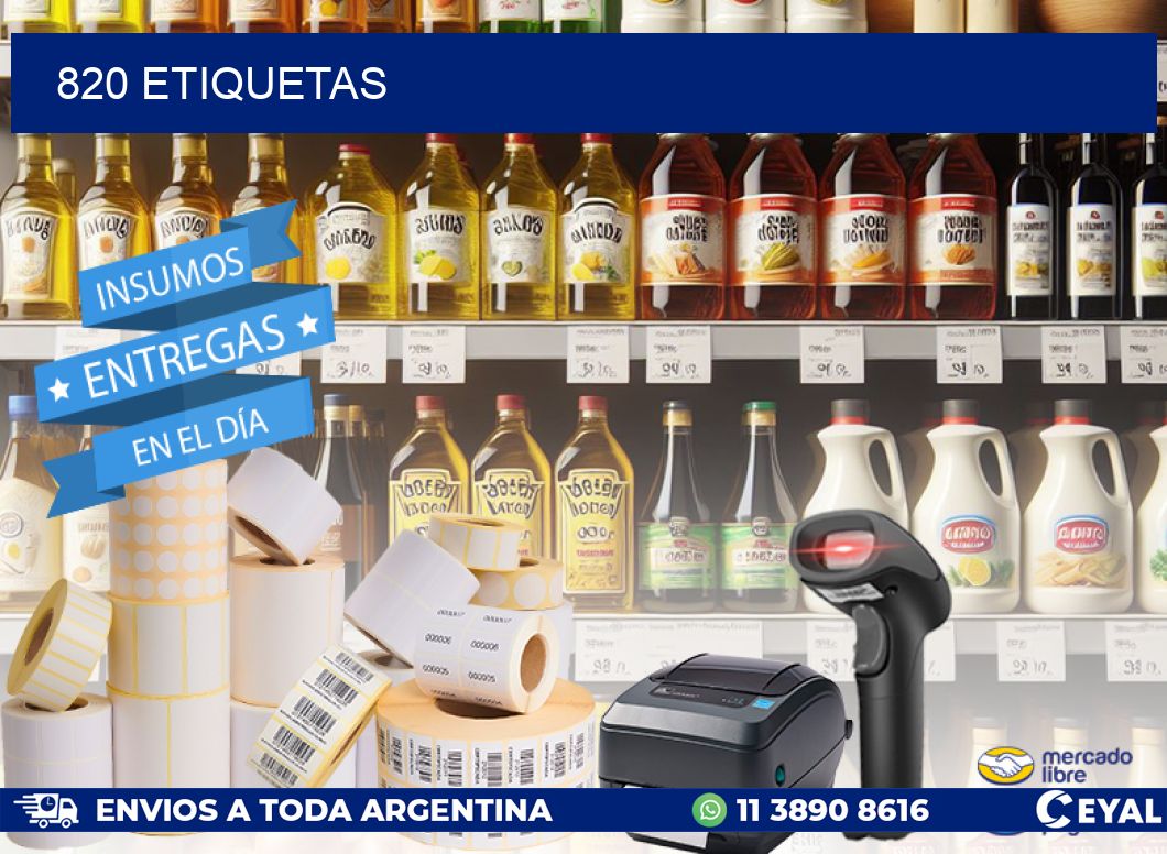 820 ETIQUETAS