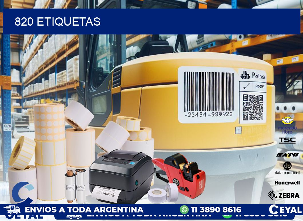 820 ETIQUETAS