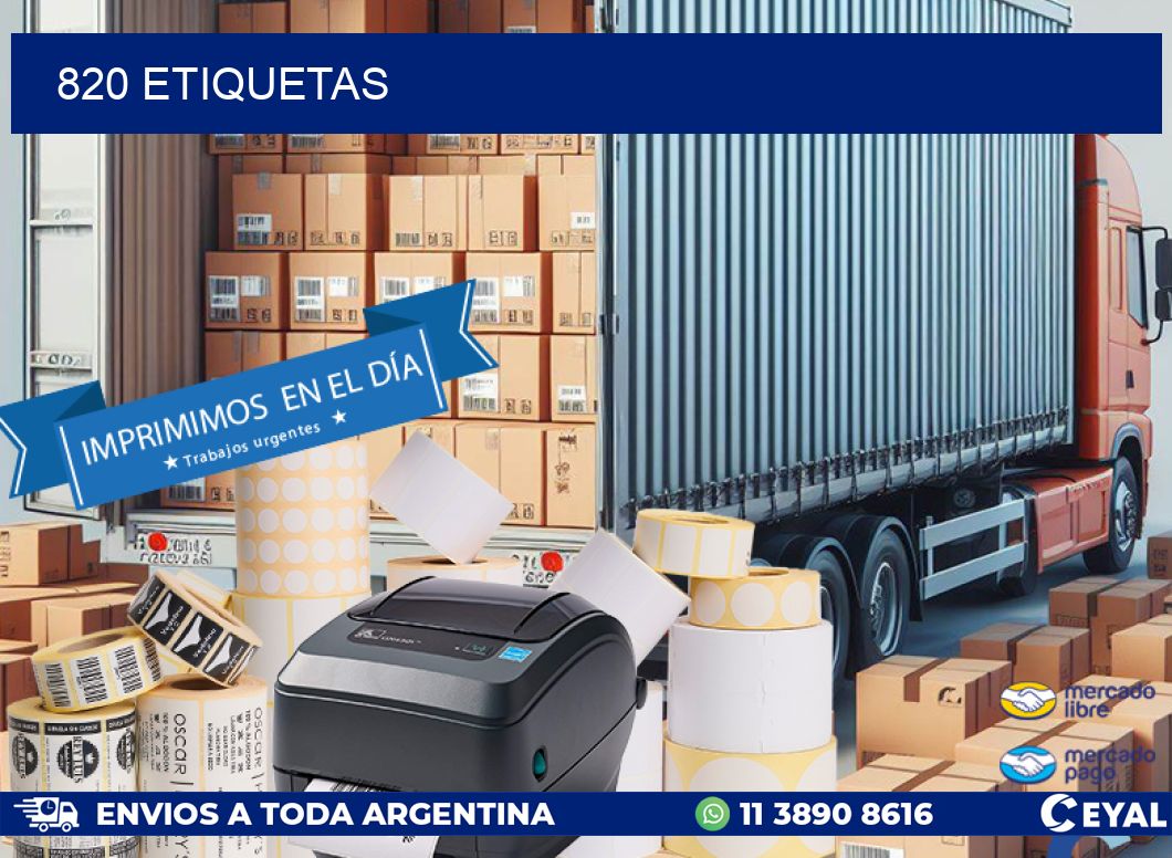 820 ETIQUETAS