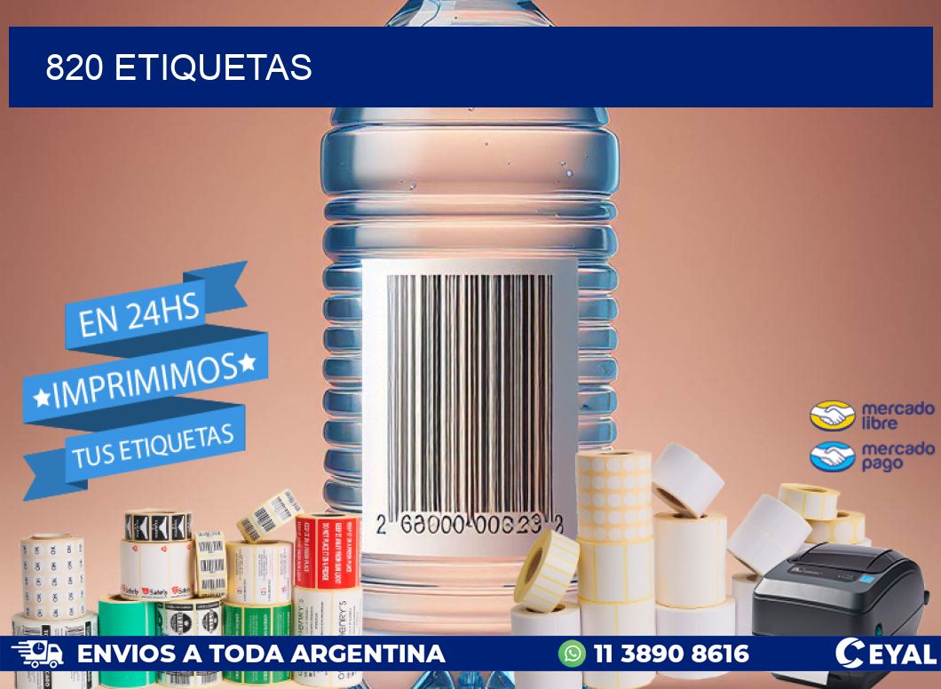 820 ETIQUETAS