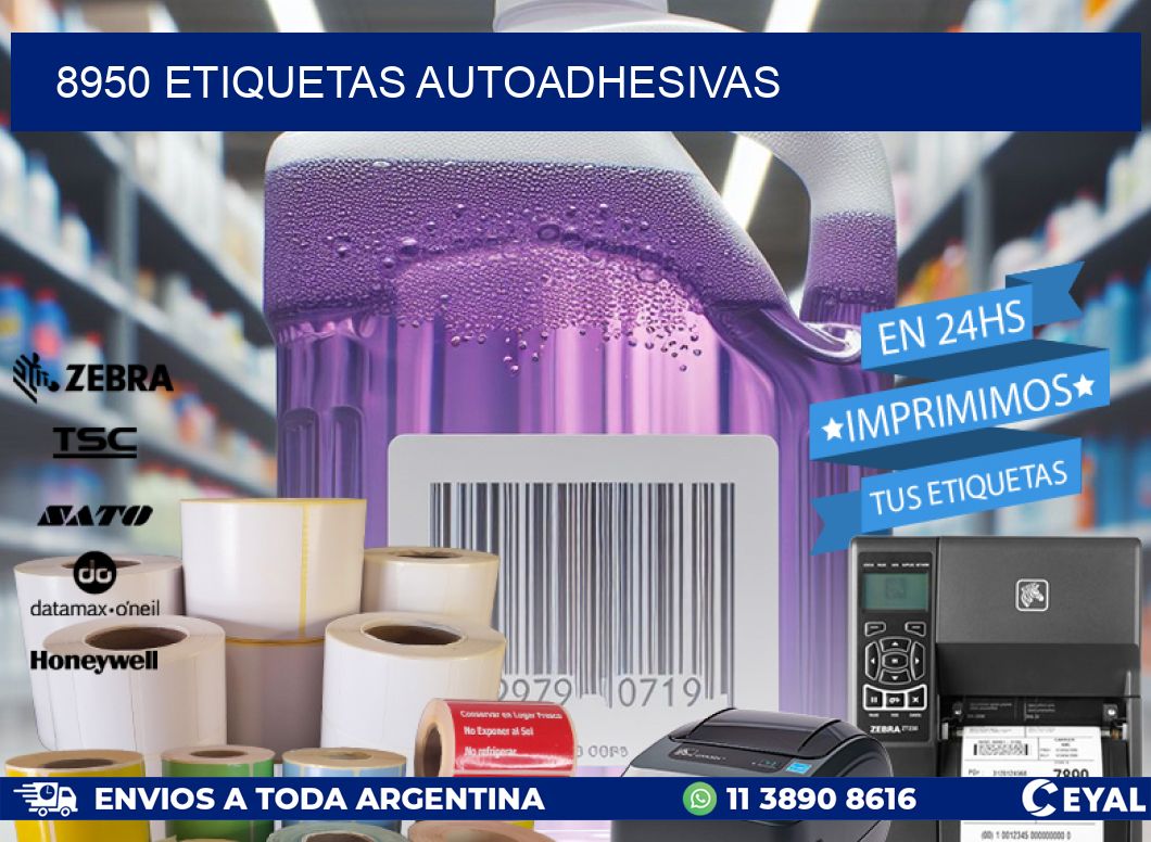 8950 ETIQUETAS AUTOADHESIVAS
