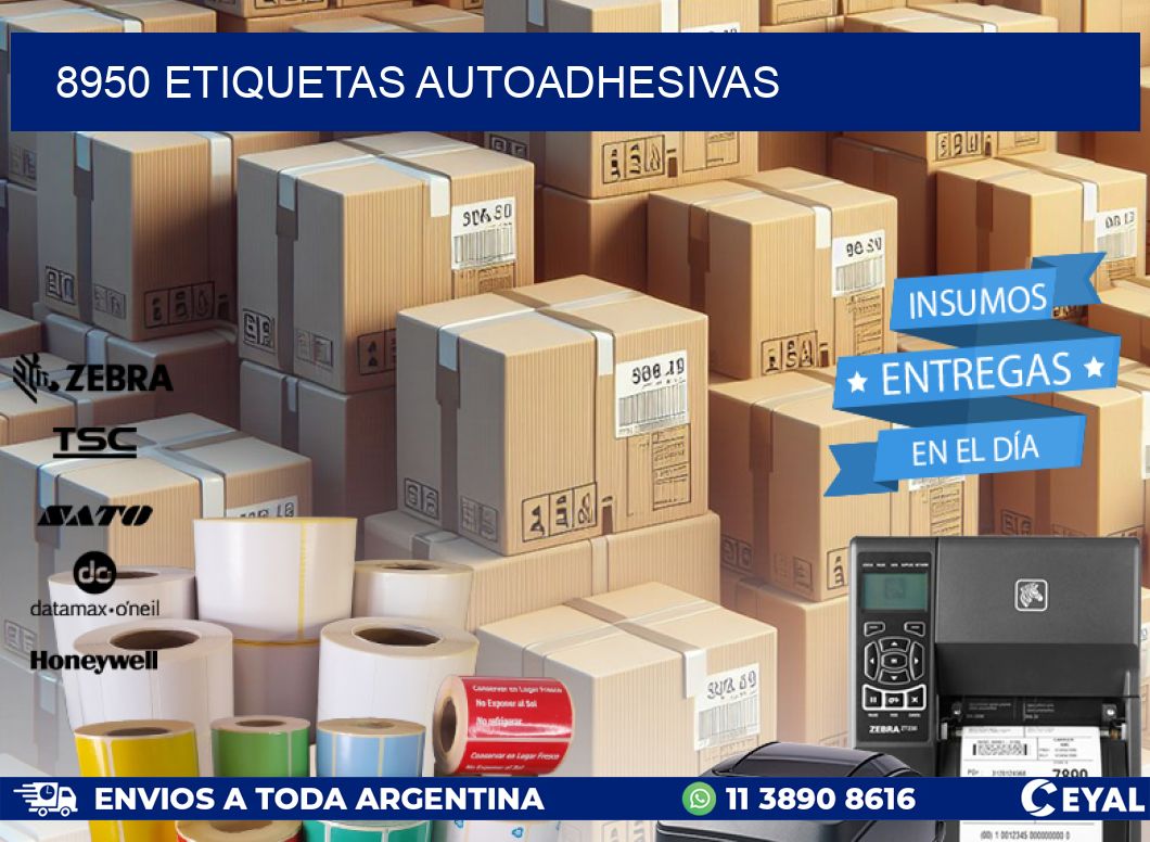 8950 ETIQUETAS AUTOADHESIVAS