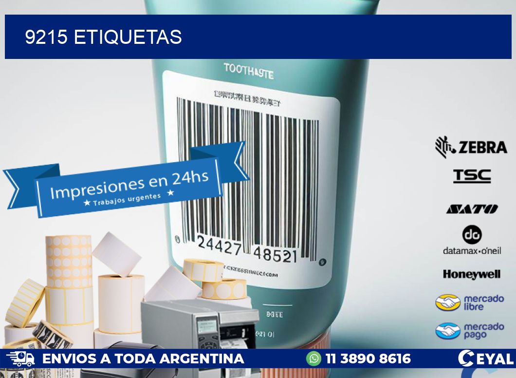 9215 ETIQUETAS