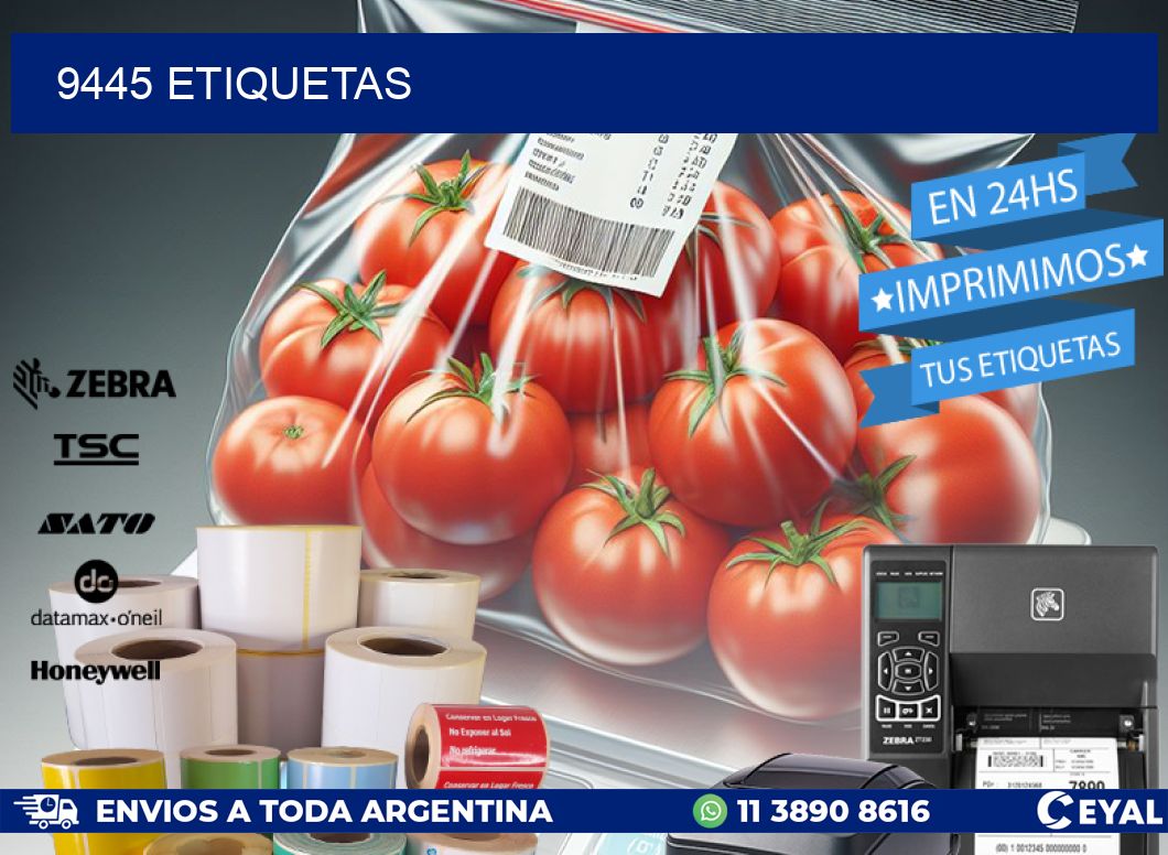9445 ETIQUETAS