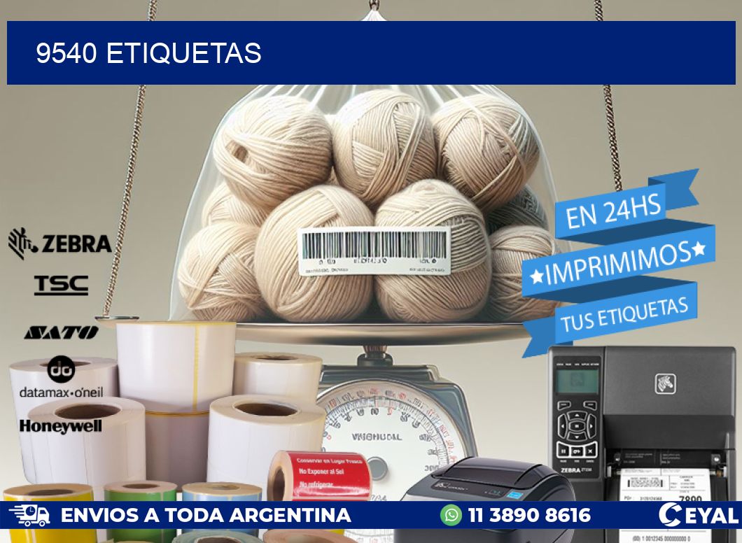 9540 ETIQUETAS