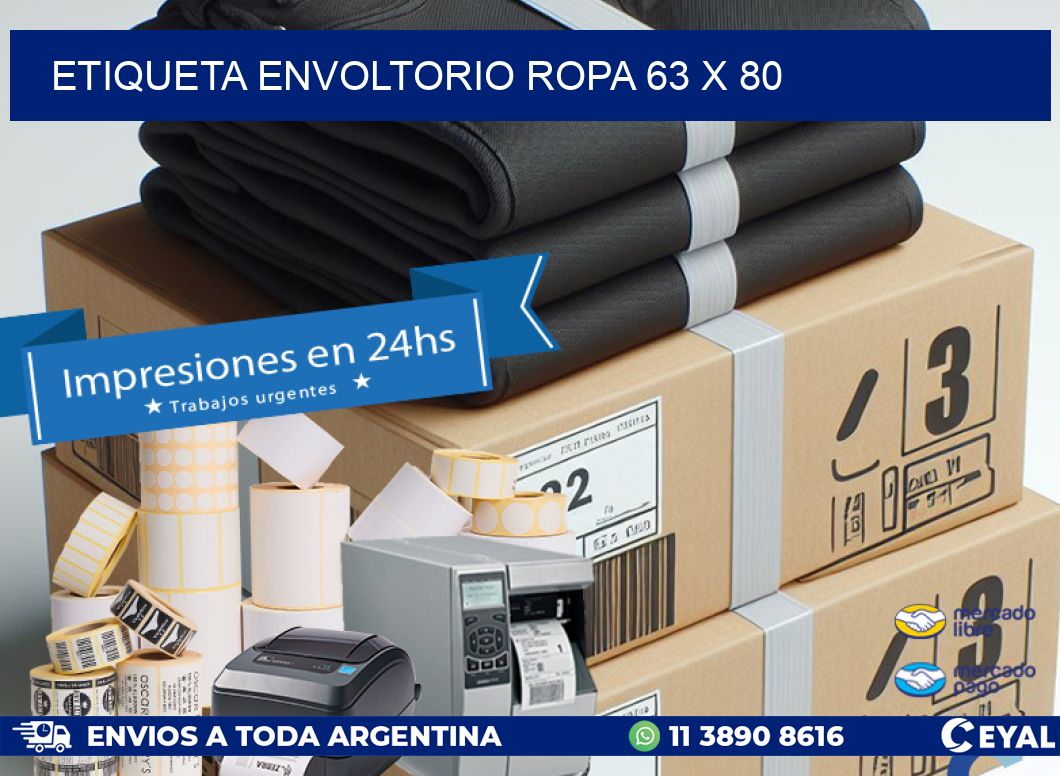 ETIQUETA ENVOLTORIO ROPA 63 x 80