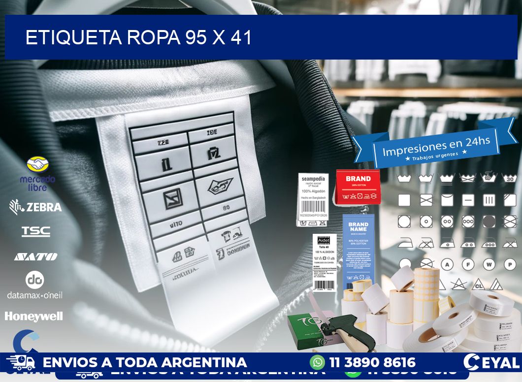 ETIQUETA ROPA 95 x 41