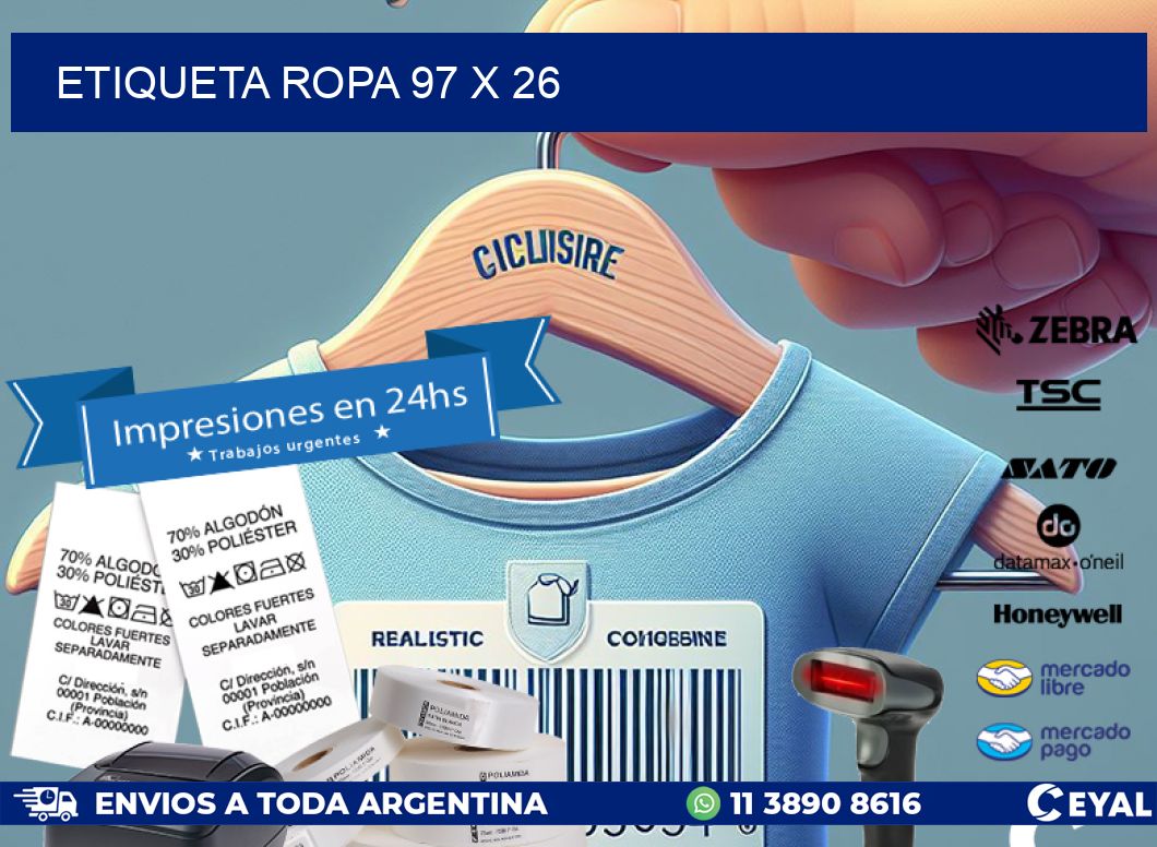 ETIQUETA ROPA 97 x 26
