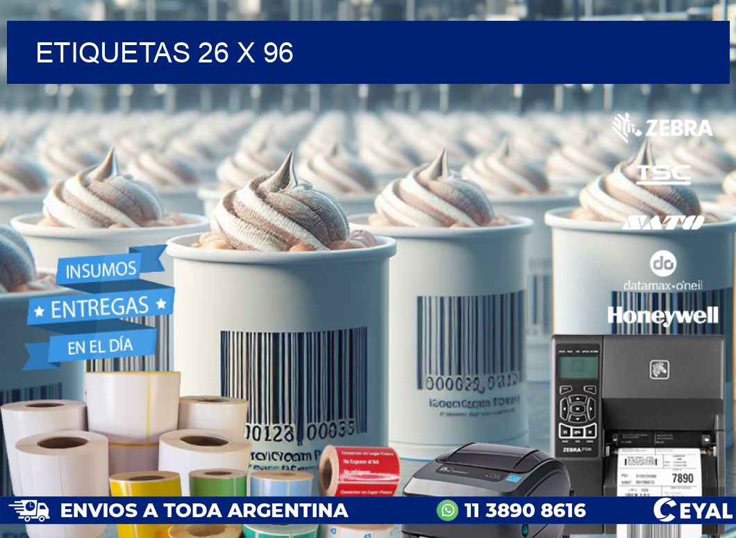 ETIQUETAS 26 x 96