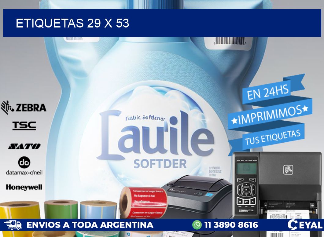 ETIQUETAS 29 x 53
