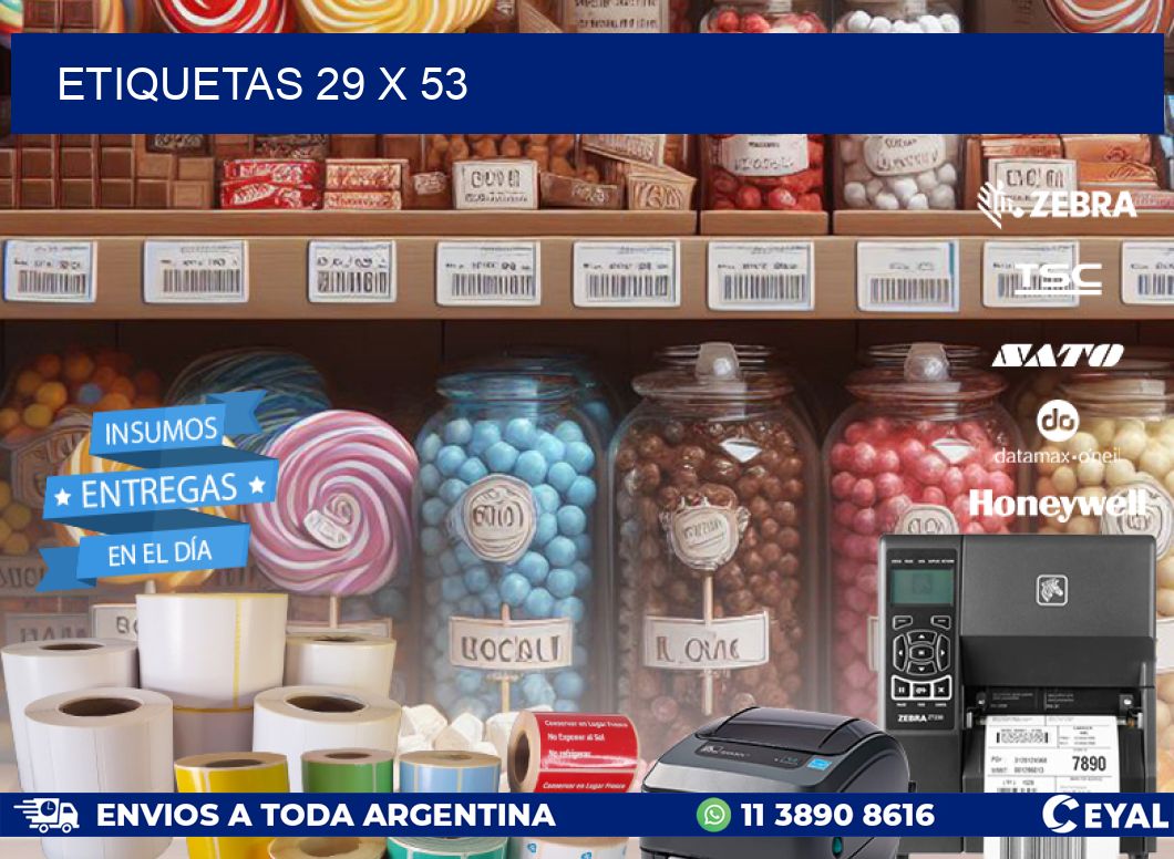 ETIQUETAS 29 x 53