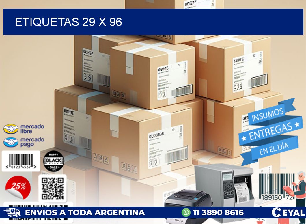 ETIQUETAS 29 x 96