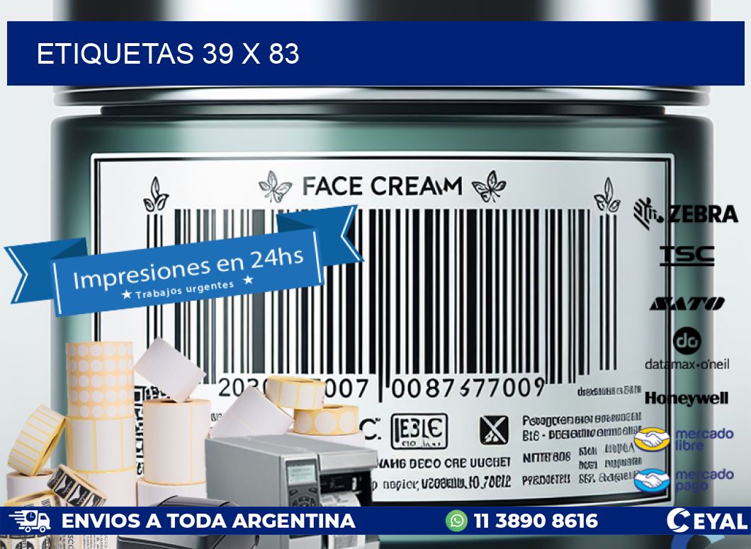 ETIQUETAS 39 x 83