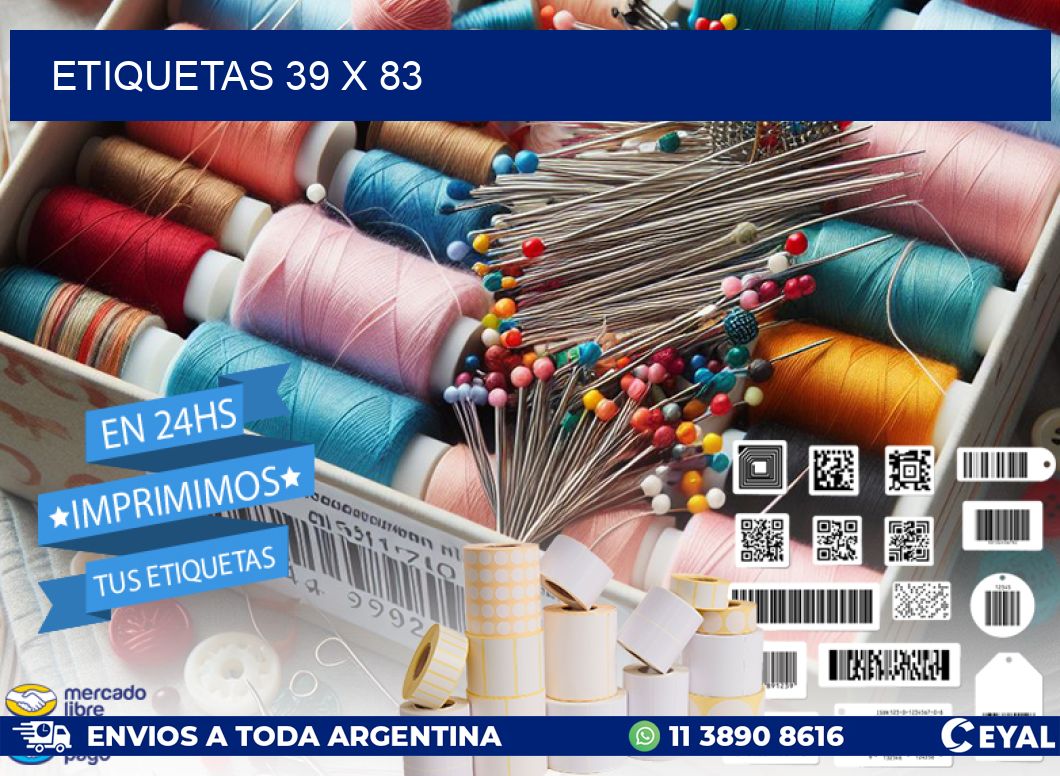 ETIQUETAS 39 x 83