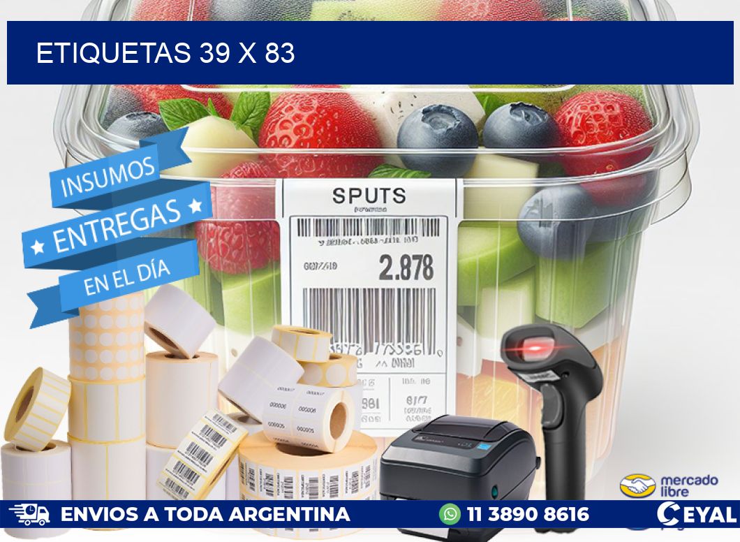 ETIQUETAS 39 x 83