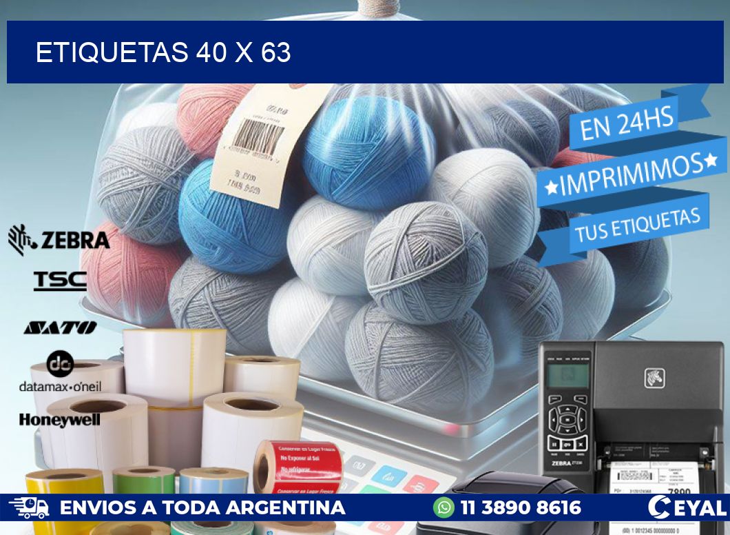 ETIQUETAS 40 x 63