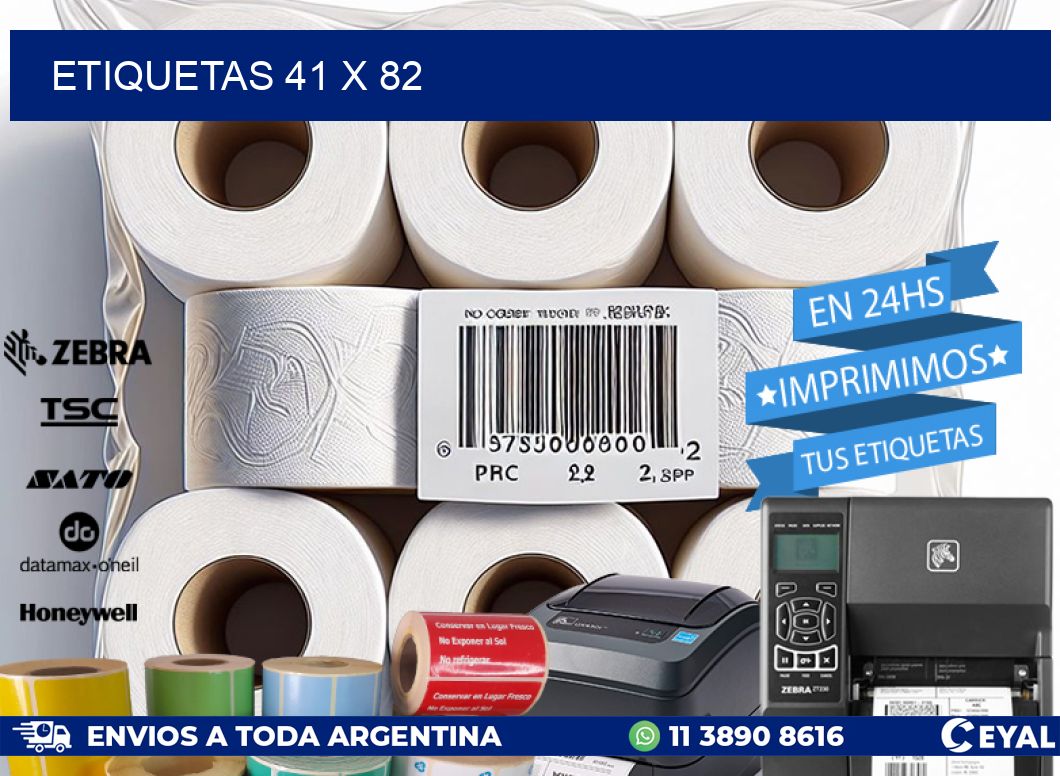 ETIQUETAS 41 x 82