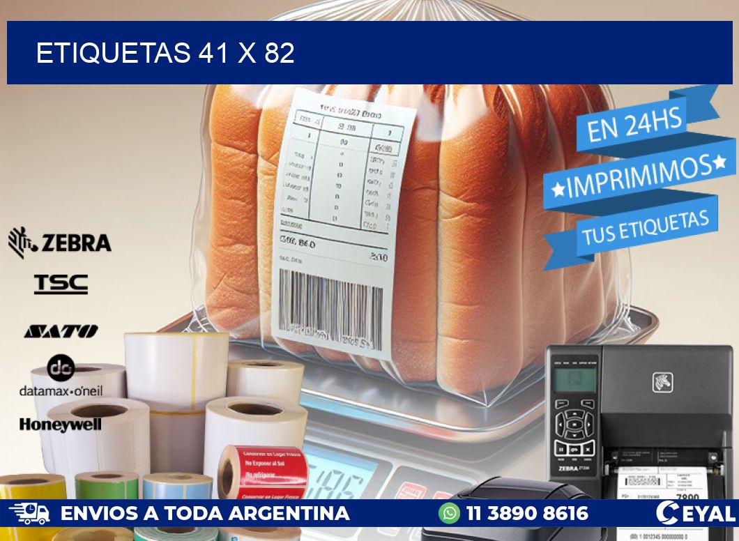 ETIQUETAS 41 x 82