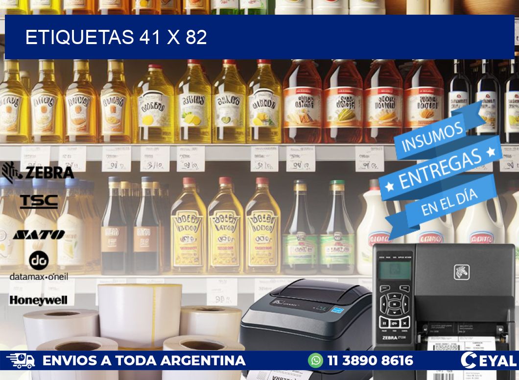 ETIQUETAS 41 x 82