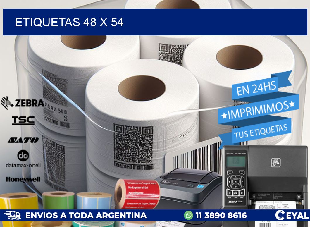 ETIQUETAS 48 x 54