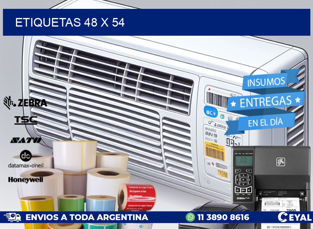 ETIQUETAS 48 x 54