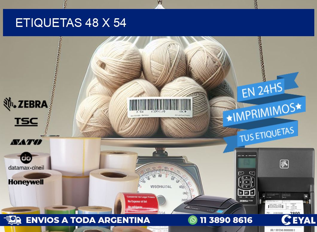 ETIQUETAS 48 x 54