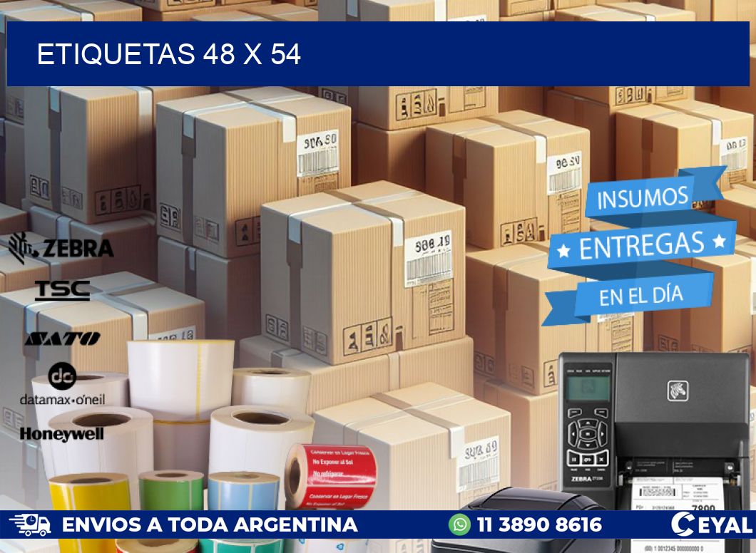 ETIQUETAS 48 x 54