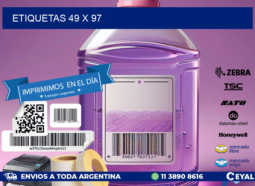 ETIQUETAS 49 x 97