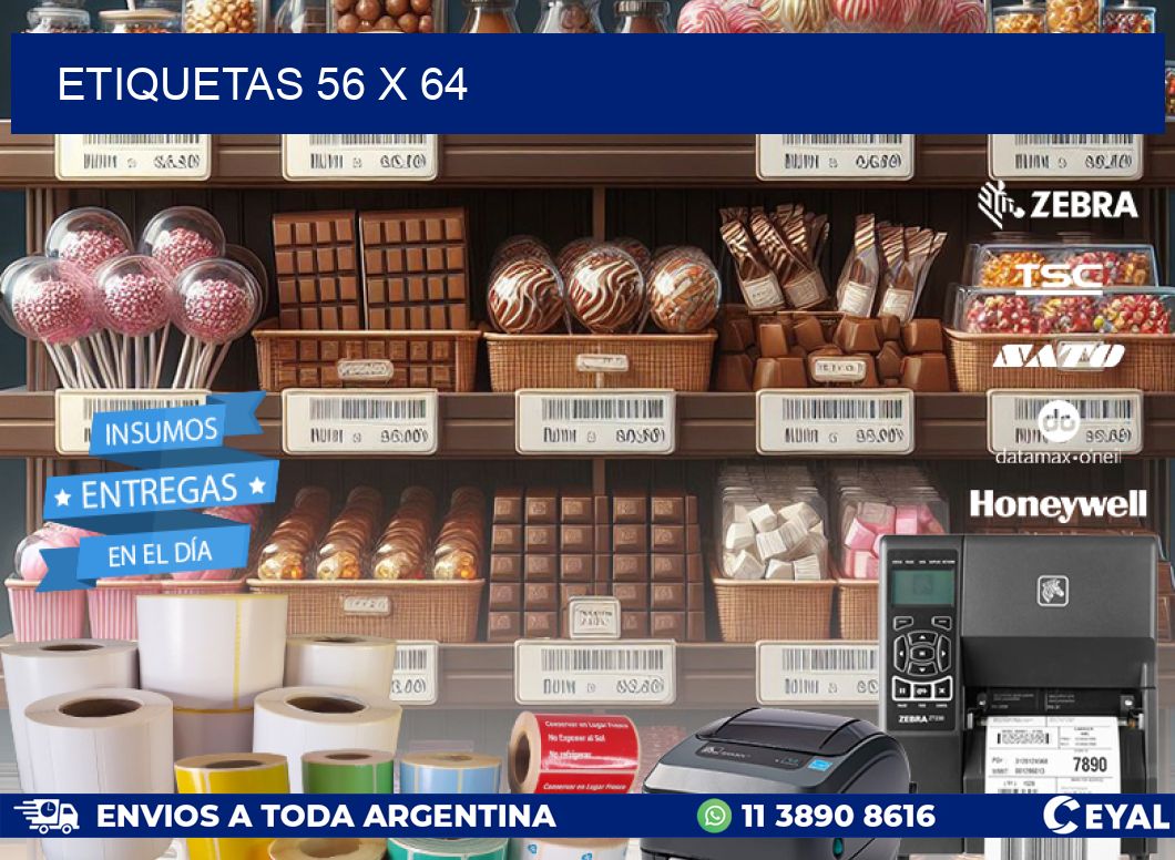 ETIQUETAS 56 x 64