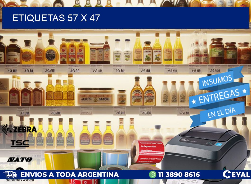 ETIQUETAS 57 x 47