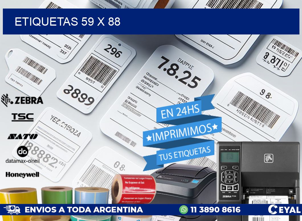 ETIQUETAS 59 x 88