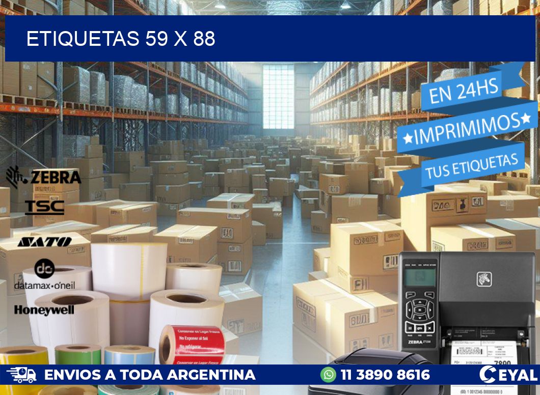 ETIQUETAS 59 x 88