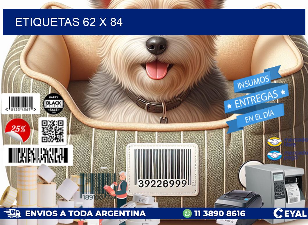 ETIQUETAS 62 x 84